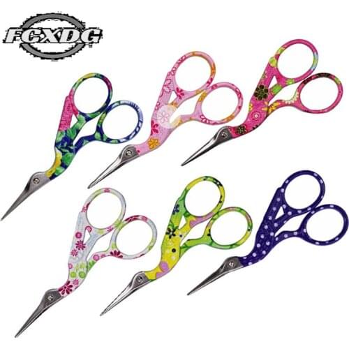 Sewing Supplies and Accessories Sharp Sewing Thread Scissors Pink Gold Antique Small Stork Scissors for Sewing and Needlework