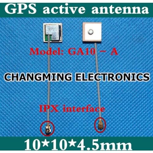 GLED brand active 10*10*4.5mm built-in GPS antenna GA10-A smart watches wear products(working 100% Free Shipping)1PCS
