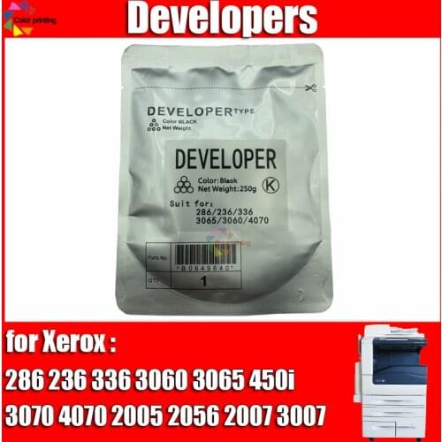 Compatible Developer for Xerox DC 286 236 2005 2007 450i 336 3060 3065 3070 4070 Carrier iron powder