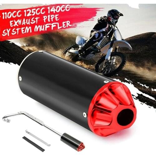 28mm Motorcycle Exhaust Muffler Pipe for ATV Dirt TTR Pit Bike 70Cc 110Cc 125Cc