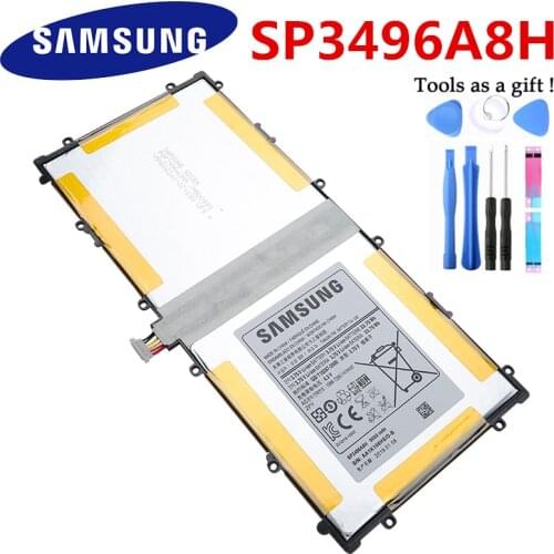 100% Original Tablet Battery SP3496A8H For Samsung Google Nexus 10 GT-P8110 HA32ARB Genuine Replacement Battery 9000mAh+tools