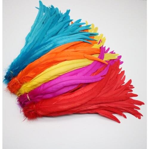 100PCS 25-40CM Natural Rooster tail Feathers For Decoration Craft Feather Christma Diy Pheasant Feather 4.4 9 Reviews37 o