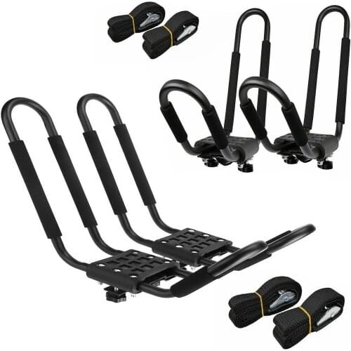 2 Pairs Kayak Roof Rack Kayak Canoe Boat Surfboard Roof Top Mount Rack for Car SUV Truck Crossbars surf Accessories