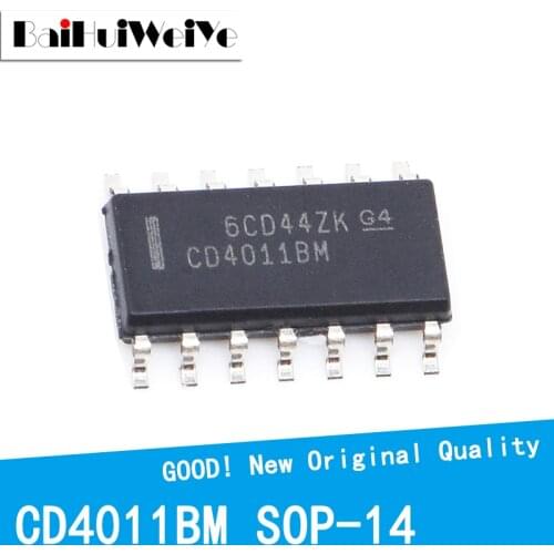 20PCS/LOT CD4011BM CD4011 4011BM 4011 CD4011B SOP14 Operational SOP-14 SMD New Original IC Amplifier Chipset Good Quality