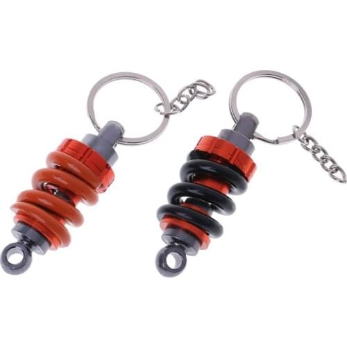 Car Motorcycle Keychain Motor Modified Shock Absorber Key Ring Car Decoration E7CA
