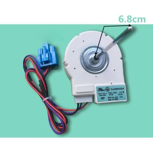 Freezer Brushless Fan Motor DLA5985XQEA DC10.4V 1.6W for Midea Double Door Refrigerator Freezer Fan