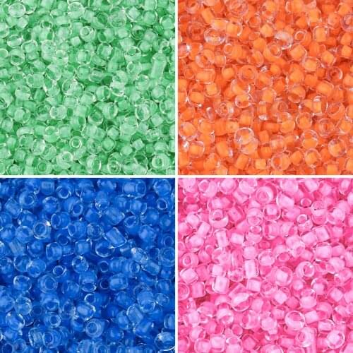 1080pcs Czech Glass Seed Beads 2mm Charms Holesize 0.6mmSpacer Beads Puzzles For Jewelry Making DIY Bracelet Necklace Findings
