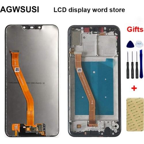 For Huawei Nova3 Nova 3 PAR-LX1 PAR-AL00 LCD Display Touch Screen For Huawei Nova 3 LCD Screen Replacement Assembly Frame