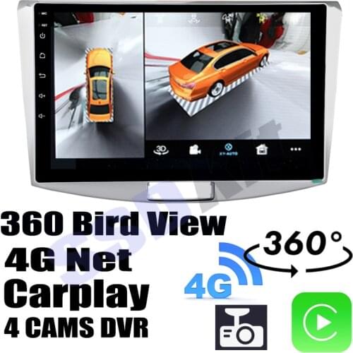Car Audio Navigation GPS Stereo Media Carplay DVR 360 Birdview Around System For Volkswagen VW Passat B6 Variant 2005~2013