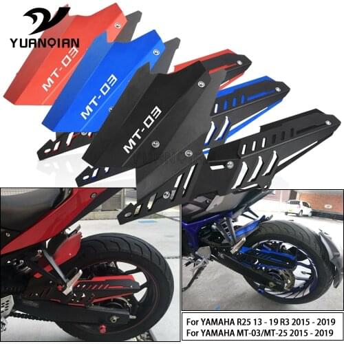 For YAMAHA MT03 MT25 MT 03 25 2015-2019 Accessories Rear Fender Mudguard Mudflap Mudflap Guard Cover YZF-R25 YZFR3 YZF R25 R3