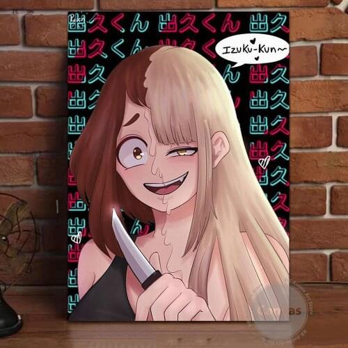 Canvas Anime Himiko My Hero Academia Pictures Home Manga Decoration Paintings Poster HD Prints Wall Art Modular Living Room