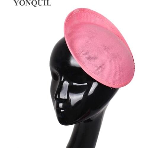Imitation Sinamay Wedding Fascinator Base 20 CM Size Making For Women Ladies Party Fascinator Hat DIY Hair Accessories Bride Hat