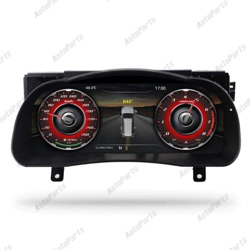 Android 9.0 For Toyota Highlander 2014-2019 2018 Full LCD instrument Dashboard panel assembly car navigation Multimedia Player