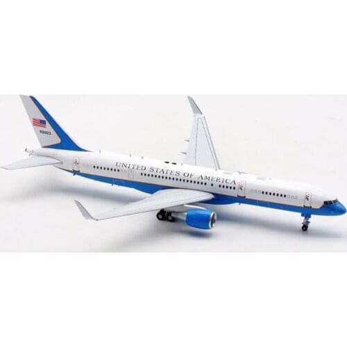 Diecast 1/200 Scale 98-0003 B757-200 USA Air Force ONE Plane Model Alloy with Lading Gear Aircraft Collectible Display Airplane