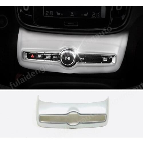 For Volvo XC40 2019-2021 Carbon Fiber ABS Matte Interior Air Condition Adjust Panel Cover Trim Car styling