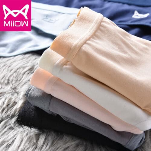MiiOW Womens Underwear Womens Cotton Antibacterial Mid-waist Girls Japanese Girls Plus Size Ladies Briefs Four Seasons