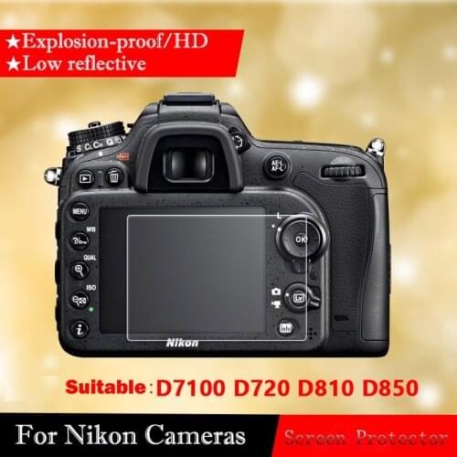 Original Tempered Glass Screen Protector For Nikon D7100 D7200 D500 D810 D850 Camera Film Tempered Film SLR Screen Protector