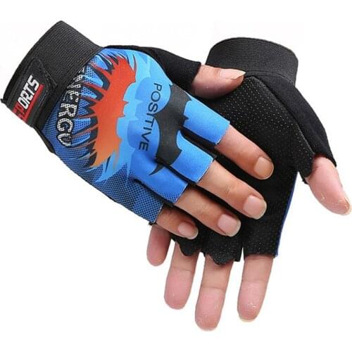 Bat Riding Fishing Fitness Half-finger Gloves Breathable, Comfortable, Non-slip, Wear-resistant, Wipe Sweat