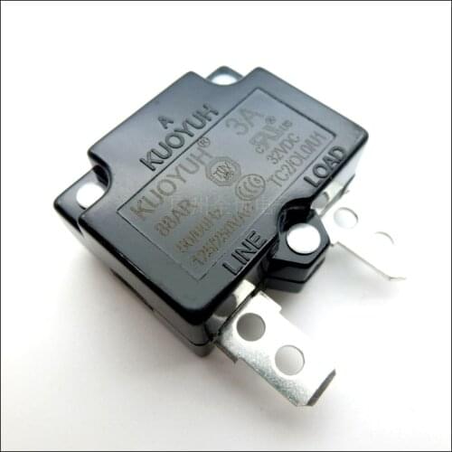 3Pcs Taiwan KUOYUH 88AR-3A Overcurrent Protector Overload Switch Automatic Reset