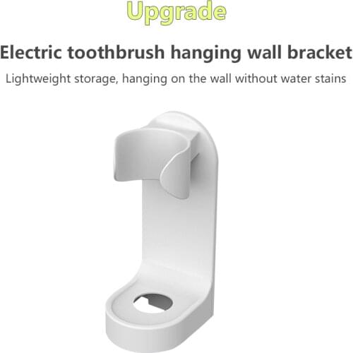 Electric Toothbrush Traceless Stand Rack Toothbrush Creative Organizer Wall-Mounted Holder Space Saving Bathroom Accessories