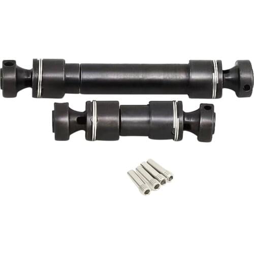 2pcs Hard Steel Durable Spare Drive Shaft 7250R Replacement Parts RC Car Transmission Splined Main Center For Traxxas 1/16