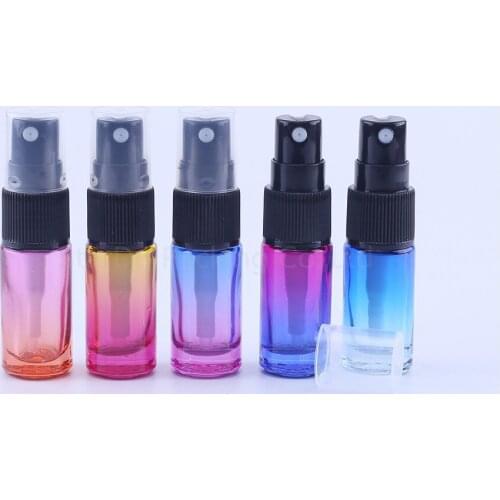 150pcs/lot 5ml Empty thick Glass Spray Bottle for Perfume, 5cc Container Refillable Cosmetic Atomizer bottles