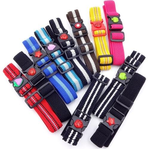 1Pcs Cartoon Fruit Animal Elastic Band Multicolors Adjustable Kids Buckle Belt Baby Waist Belts Stretchy Children Accessories
