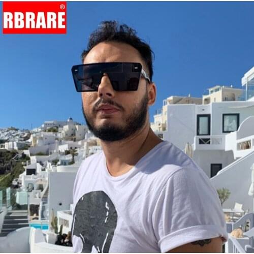 RBRARE Oversize Square Sunglasses Men Luxury Gradient Shades For Women Sun Glasses Gafas De Sol Mujer Mens Accessories