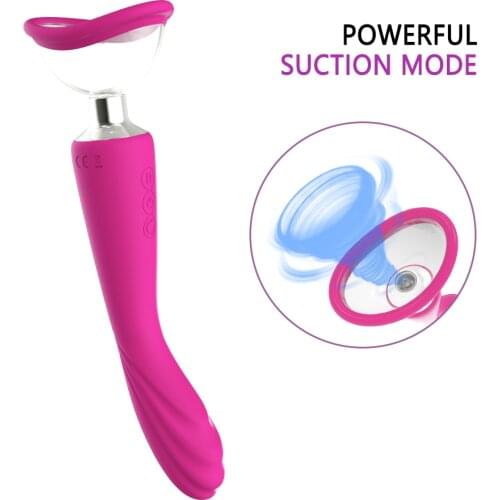 G-spot Vibrator Pussy Pump Dildos For Women Couples Clitoris Nipples Suction AV Stick Masturbation Intimate Good Sex Adults Toys