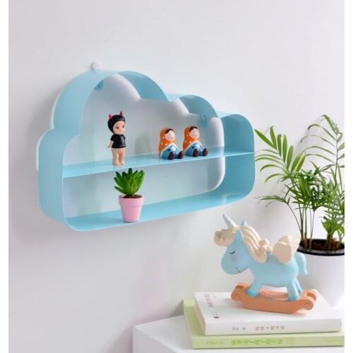 Iron Clouds Wall Shelf Home decor Wall Hanging Storage Organizer Wall Decoration For Living Room Home Decoration Accessories