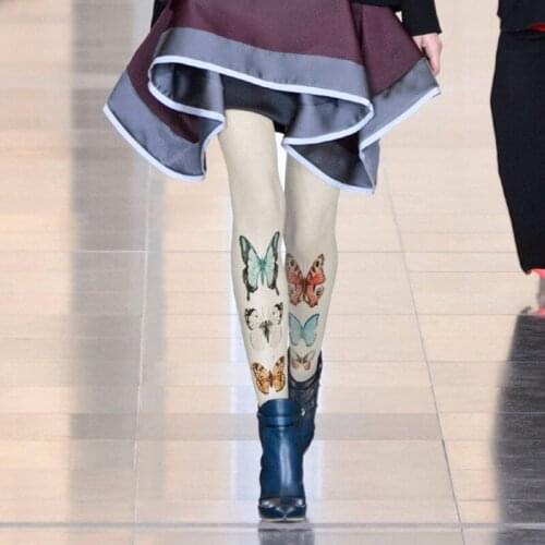 2020 Medias Medias Pantis Woman Women Tights Fashion De Mujer Sale Polyester Leg Shaping Print Free Sweet Female Four Seasons