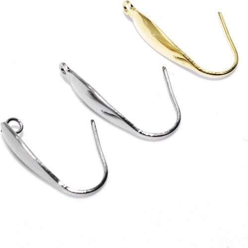 20pcs/lo Stainless Steel Hypoallergenic Earring Hooks Fish Earwire with 316 Logo Fit DIY Handmade Earring Jewelry Making Finding