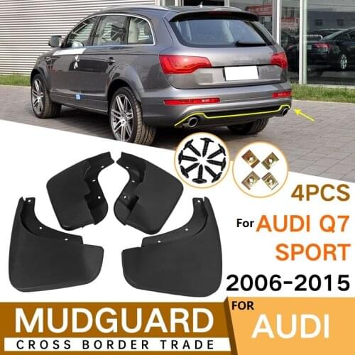 4 PCS Mudflap For audi Q7 Sport 2006-2015 Front Rear Car Fender Mud Flaps Guard Splash Flap Mudguards Accessories