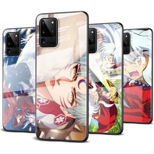 Tempered Glass Cover Anime vaporwave aesthetic For Samsung Galaxy S20 FE S10e S10 S9 S8 Ultra Plus Lite Plus 5G Phone Case