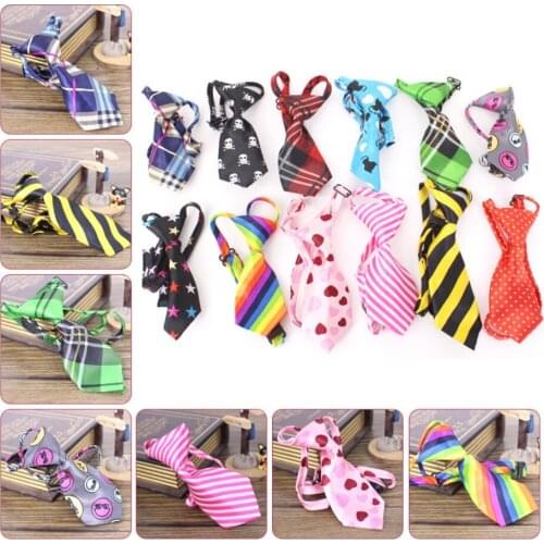 Color fashion bow tie dog tie collar cat jewelry necklace pet products are suitable for small and medium-sized dogs and cats