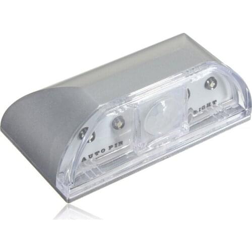 20pcs/lot 4 LED Smart Auto PIR Keyhole Motion Detection Sensor LED Light Intelligent Door Lock Induction Lamp Infrared Sensor
