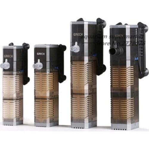 HONGYI 1 piece SUNSUN aquarium pump aquarium filter aquarium aerator submersible pump triple multifunction