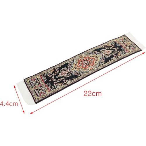 Dolls House Rugs for Dollhouse Furniture Miniature Woven Dollhouse Carpet Floor Coverings Mat