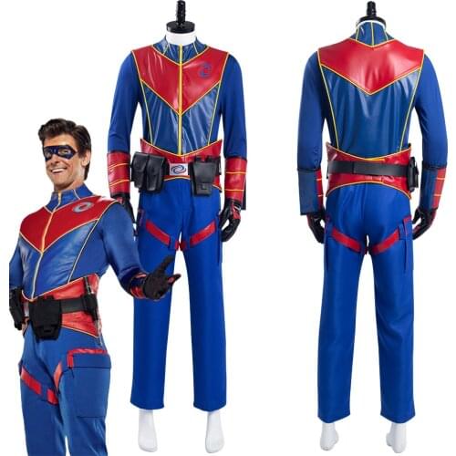 Henry Danger-Captain Man Cosplay Costume Outfits Halloween Carnival Suit