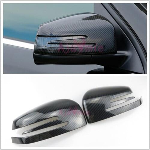 For Mercedes Benz AMG E Class 2011-2015 W212 E200 E260 E320 Mirror Overlay Rear View Cover Car Accessories