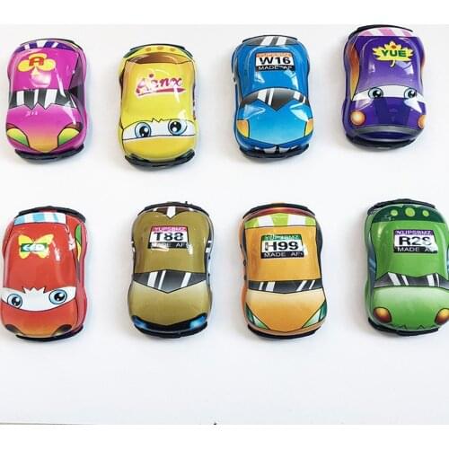New Hot Cute Cartoon Mini Vehicle Car Toy Pull-back Style Truck Wheel Educational Toy for Kids Toddlers Diecast Model Car Toys
