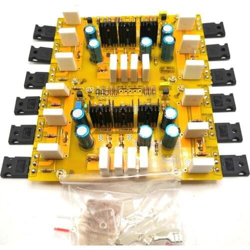 One Pair Single-Ended 2*PASS A5 HIFI Power Amplifier Board IRF244 IRF9610 60W+60W DC35V With Balanced Input Unbalanced Input