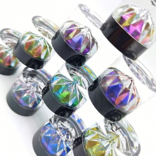 Optical Chameleon Eyeshadow Powder Private Label Metallic Glitter Flash Eye Shadow Shimmer High Pigment Nail Making Makeup