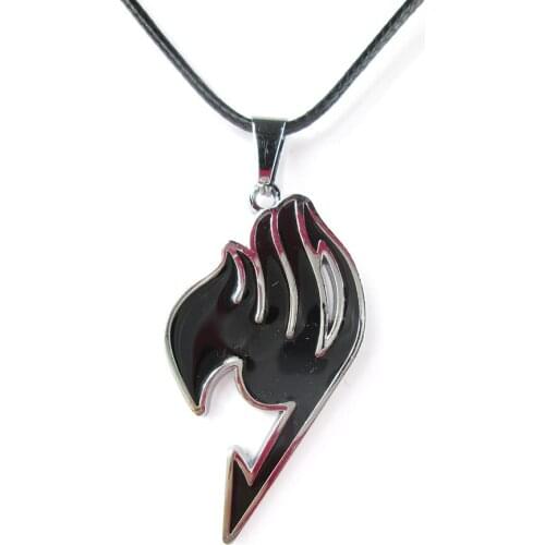 Bsarai Fairy Tail 4 colors Etherious Natsu Dragneel Pendant Lamia Scale Necklace