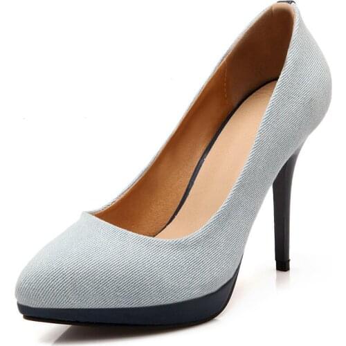 Sexy stilettos ultra-high with shallow mouth cowboy protection water table 40-43 size fashion shoes 1846