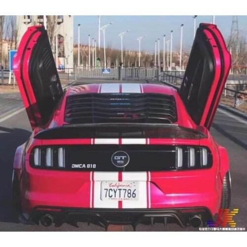 Suitable For 15 21 Ford Mustang Modified Tf Tail Carbon Fiber Material Primer Two Options, No Drilling