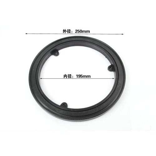 25CM/10Inch ABS Engineering Plastic TV Swivel Turntable Stand Universal Rotary With Steel Bearing Ball Home Hotel Table TV Base