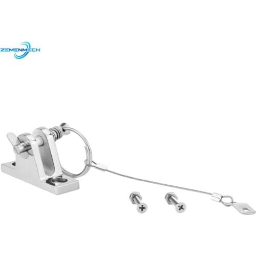 316 Stainless Steel Boat Bimini Top Deck Hinge with Quick Release Pin 90 Degree Boat Accessories Marine Kayak Canoe Yacht Cover