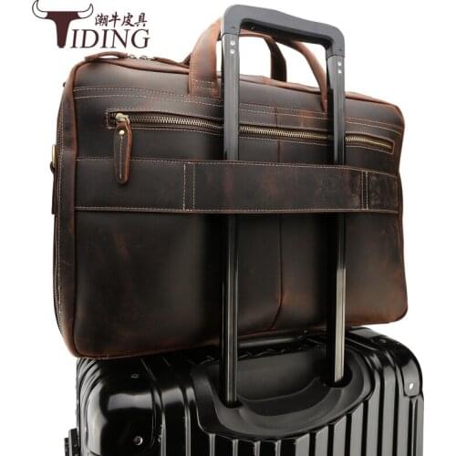 Tiding Men's Leather Briefcases