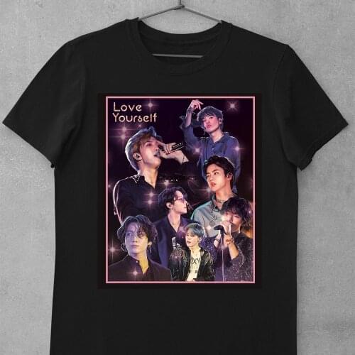 Vintage Shirt Tshirt Bangtan Boys gift merch KPOP Tee DF077